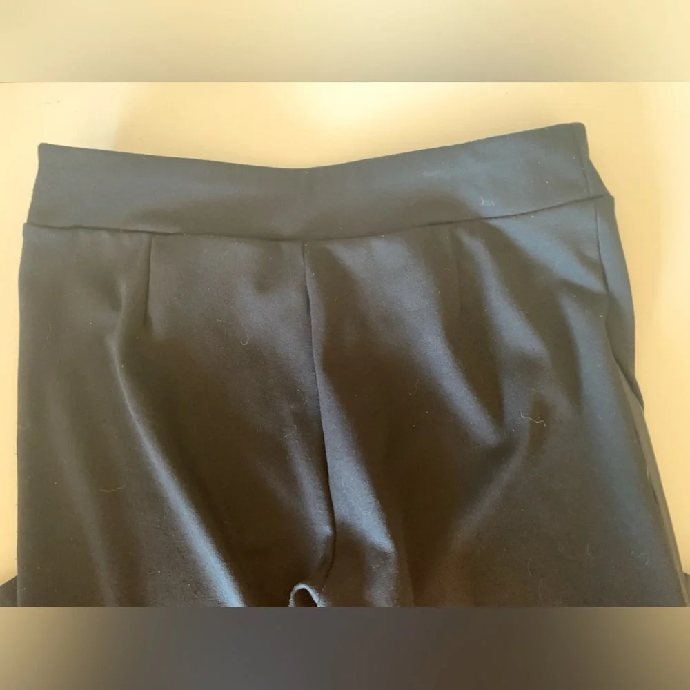 14th & Union Black Leggings with Faux Leather